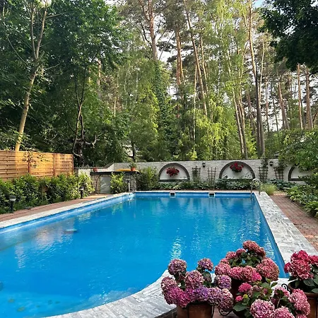 With Outdoor Pool Warsaw Magdalenka