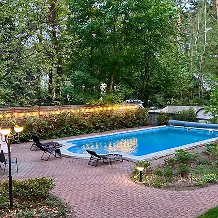 With Outdoor Pool Warsaw Magdalenka