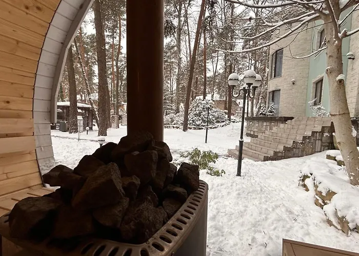 With Outdoor Pool Warsaw Magdalenka